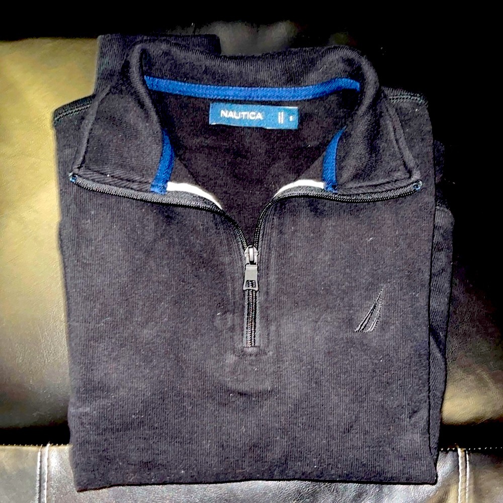 Nautica Sweatshirt- Men’s Black Size Small.